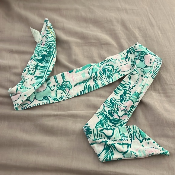 Lilly Pulitzer tie Pima cotton headband - Picture 2 of 3
